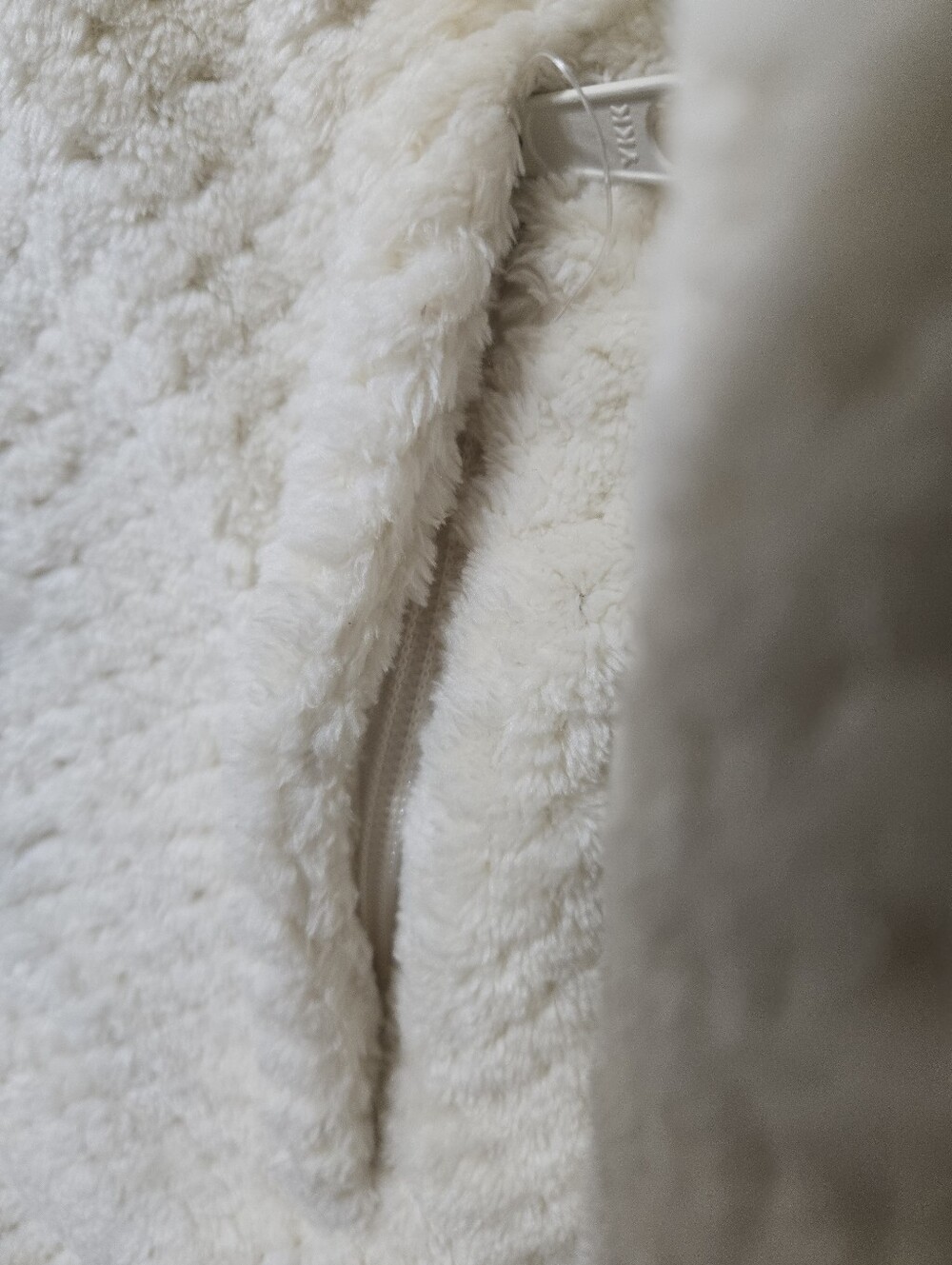 Columbia Fire Side Cream Quarter Zip Sherpa Fleece NWOT - Picture 6 of 7